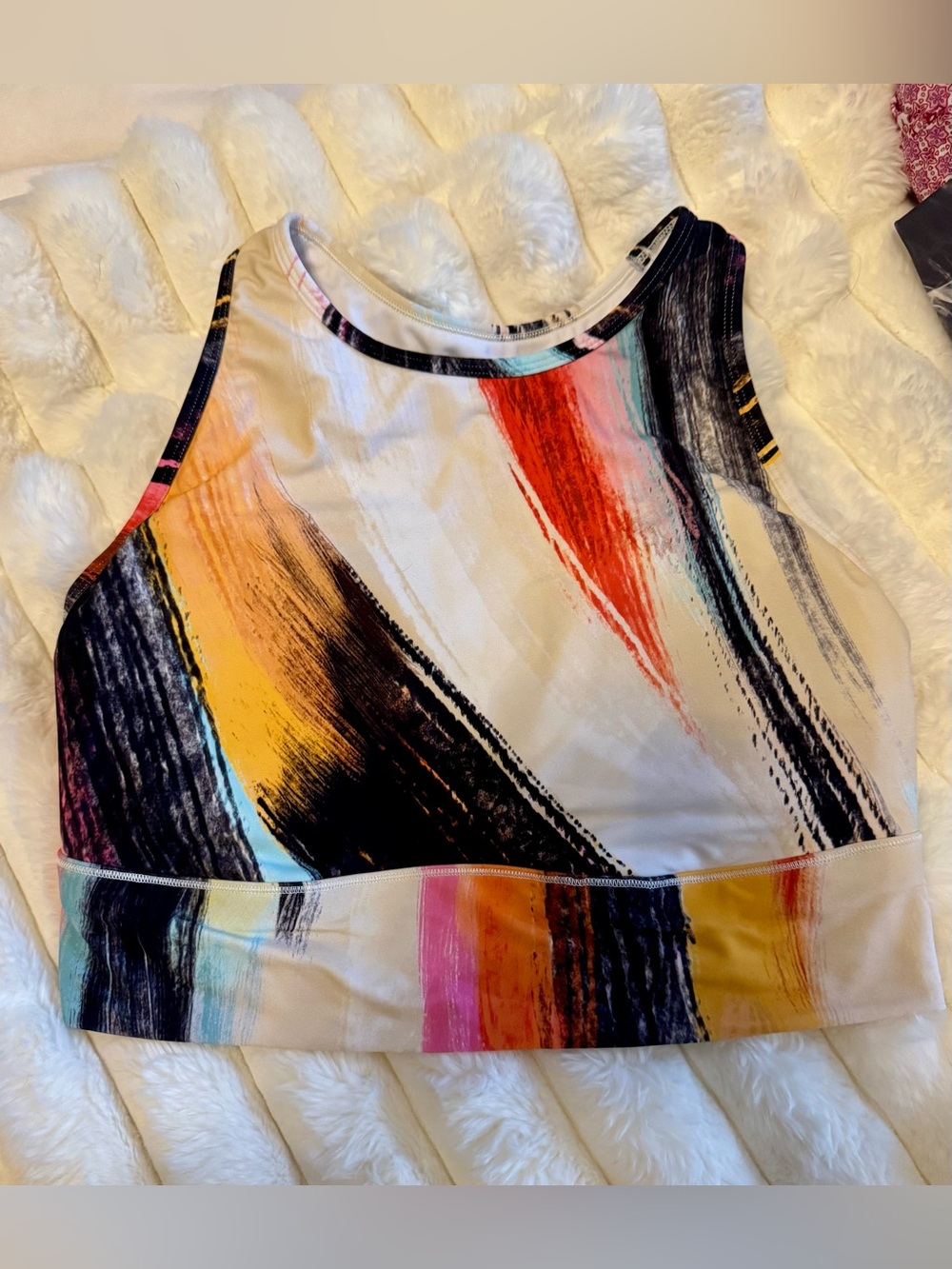 Calia by Carrie Underwood Sports Bra Longline Tank Size Large
